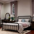 thumbnail image 3 of alazyhome Simple Vintage Full Metal Platform Bed Frame, Easy-Assembly, Black, 3 of 7