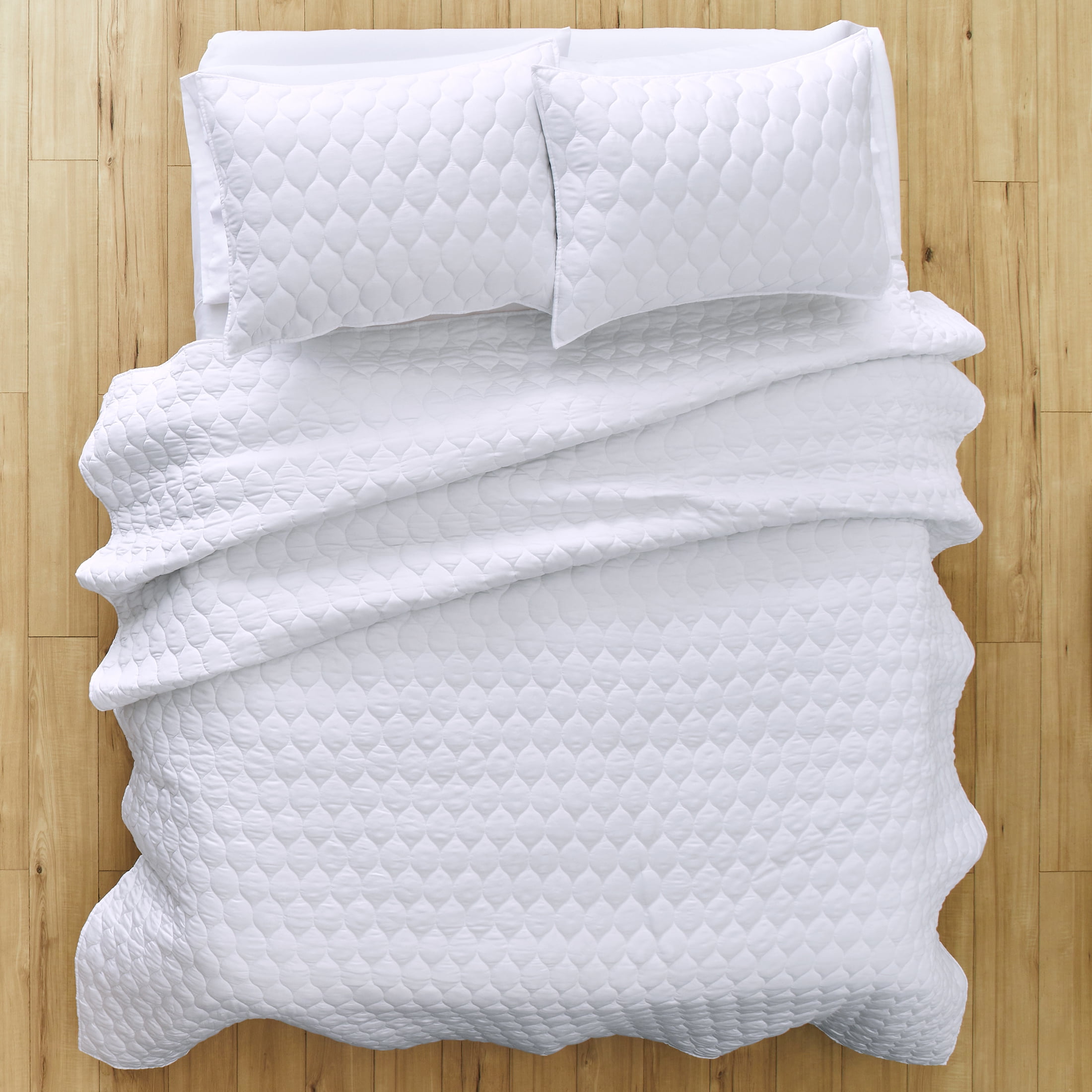 Better Homes & Gardens Tencel Pillow Shams, White, Standard (2 Count), All Ages