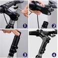 thumbnail image 6 of Bike Stem Riser Handlebar Extender Bicycle Fork Stem for MTB BMX Mountain Bike Aluminium Alloy Head Up Adapter, 6 of 14