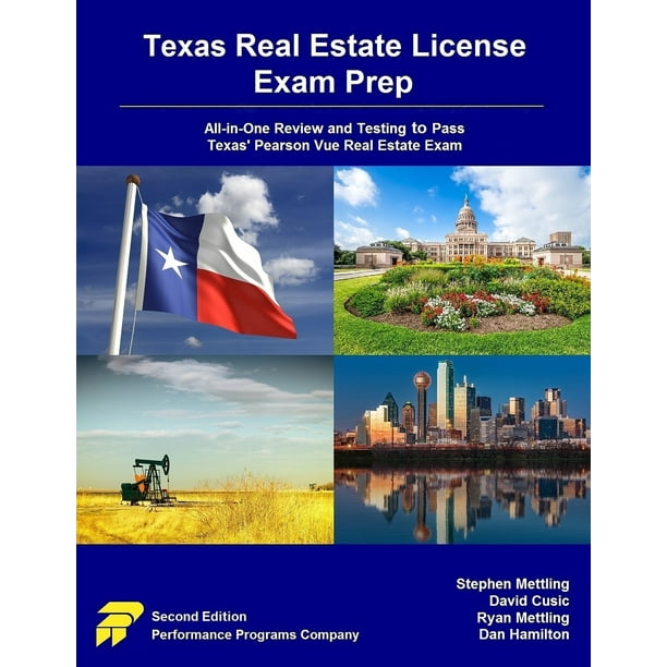 Texas Real Estate License Exam Prep AllinOne Review and Testing to