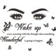 thumbnail image 1 of Un conjunto de hermosos ojos de hermosas mariposas, calcomanías de pared, pegatinas de pared para salas de estar, dormitorios, oficinas en el hogar, decoración de pared, 1 of 5