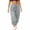Gray, variant on Edvintorg Womens Cargo Pants Outdoor Hiking Travel Elastic Waisted Workout Cuffed Trouser with Pockets Clothes Women Light Blue M