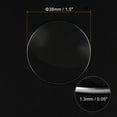 thumbnail image 2 of Uxcell Watch Glass Sapphire Crystal Lens Single Dome Round 38mm Dia. 1.3mm Edge Thickness Clear, 2 of 5