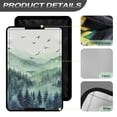 thumbnail image 4 of POLERO Forest Mountain Birds RV Door Window Shade Cover, Foldable Sun Shade Windshield Blackout Shower Curtains Coverage Accessories Fits for Most RV Interior Door (17.3" X 26"), 4 of 7
