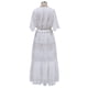 thumbnail image 5 of Vestido Largo Con Cuello En V Profundo Vestido maxi floral con botones Elegante atuendo diario de estilo bohemio (Blanco XXL) Ygjytge para Mujer Blanco T S, 5 of 8