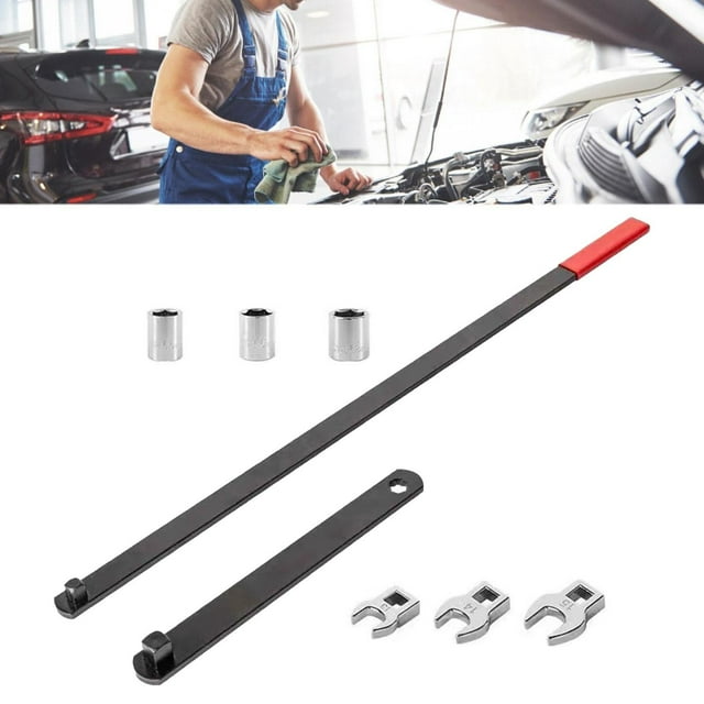 Llave para polea tensora,Juego de herramientas para correas Herramienta para reparar motores de automóviles,Herramienta tensora para ajustar correa ,Llave de correa