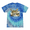 Blue Jerry, variant on Wild Bobby, Wild Forest Spotted Cheetah Family Animal Lover Tie-Dye T-Shirt