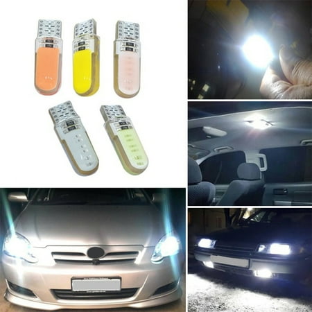 

GWONG 2Pcs T10 194 2825 WY5W LED Canbus Super Bright License Light Width Lamp Bulbs