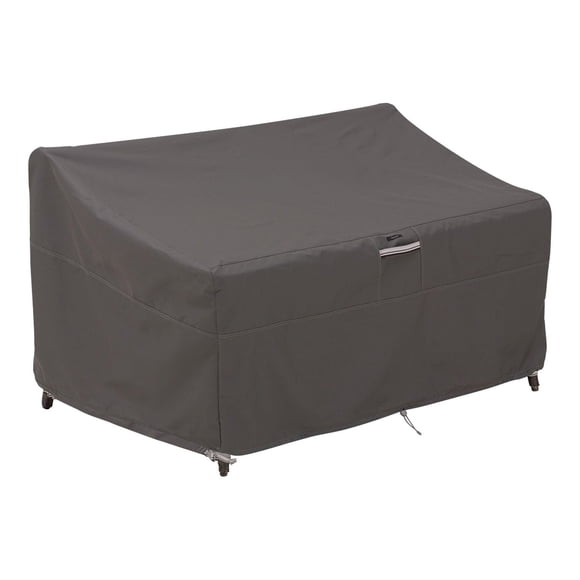 Classic Accessories Ravenna Housse de Canapé d'Extérieur à Assise Profonde - Housse de Mobilier d'Extérieur Premium avec Tissu Résistant à l'Eau, Moyen