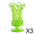 thumbnail image 1 of 3x1:12 Florero En Miniatura Para Casa De Muñecas, Florero Mini Para Decoraciones Para Casa De Muñecas, Amarillo Y Verde, 1 of 7