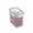 B, variant on EGNMCR Single Transparent Plastic Storage Tank Vacuum Moisture Proof Fresh-keeping Storage Storage Sealed Tank,Kitchen Sealed Jar With Lid Moisture Fresh-keeping Box Storage container