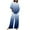 Dark Blue, variant on BiZtdJrK 2 Piece Outfits for Women 2024 Trendy Gradient Print Tracksuit Casual Short Sleeve Pullover Shirts and Wide Leg Pants Lounge Sets with Pockets Dark Blue L