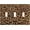 Cheetah Leopard, variant on Brown Cheetah Leopard Pattern Light Switch plate Cover Real Hairy Print 3 Gang Toggle Switch Wall Plate Decorative Outlet Covers Home Decor H4.46 xL6.37in