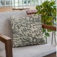 thumbnail image 5 of Plutus Brands Green, Black Plutus Bird Feather Animal Luxury Throw Pillow 20 in x 30in, Double Sided 20" x 30" Queen, 5 of 7