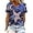 A-Blue, variant on MOUSYA Party in The USA T-Shirt Women 4th of July Independence Day Shirts Funny Patriontic Graphic Short Sleeve Tee Tops