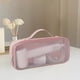 thumbnail image 5 of Hair Dryer Storage Bag | Portable Travel Case for Curling Iron Straightener | Protective Nylon Sleeve | Multiuse Organizer | 32x14x6cm | 1 Piece | Pink White Gray Blue, 5 of 6