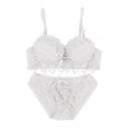thumbnail image 1 of push up para mujer Ropa interior de encaje con panty, , 85B jinwen Sujetador floral de encaje, 1 of 8