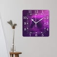thumbnail image 3 of 10 Inch Wall Clock Battery Operated Square Clock for Office, Kitchen, Outdoor, Living Room,A Beautiful Unicorn and Snowflakes Attractive, 3 of 4