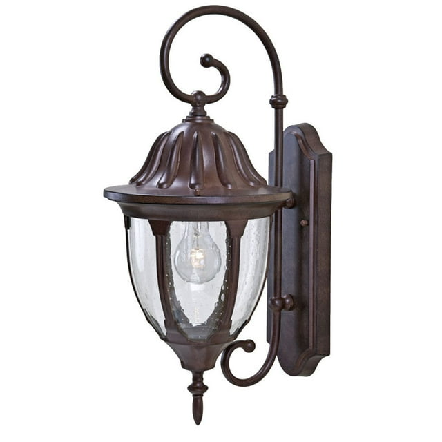 Acclaim 5061BW Suffolk Collection 1-Light Wall Mount Outdoor Fixture, Burled Walnut
