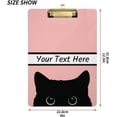 thumbnail image 2 of FMSHPON Kawaii Cat Clipboard Hardboard Wood Nursing Clip Board and Pull for Standard A4 Letter 13x9 inches, 2 of 7