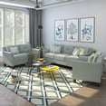 thumbnail image 2 of Harper&Bright Designs Living Room 3-Piece Contemporary Upholstered Sofa Set (Gray), 2 of 14