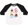 thumbnail image 3 of Inktastic Ice Cream with Patterns Boys or Girls Toddler T-Shirt, 3 of 5