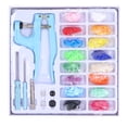 thumbnail image 3 of Plastic Snap Buttons, Sturdy Durable 16 Colors Plastic Snaps Vibrant Colors With Screwdriver For Sewing For Crafts For Clothing Blue, 3 of 8