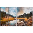 thumbnail image 2 of Panorama du Coucher de Soleil sur le Lac Rocky, 2 of 3