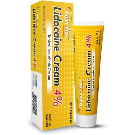Maximum Strength Lidocaine 4% Ointment, Pain Relief for Minor Cuts, Burns, and Irritations, 3.53 oz, Numbs Away Pain – by AsperFlex