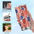 thumbnail image 6 of GZHJMY Daisy Tumbler with Lid & Straw,Reusable Double Wall Stainless Steel Vacuum Insulated Travel Mug, 6 of 7