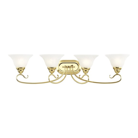 Livex Lighting Coronado Bath Light in Polished Brass