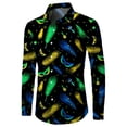 thumbnail image 5 of PMUYBHF T-Shirt Imprimé 3D Numérique pour Hommes Manches Courtes Col Rabattu 3271 TG, 5 of 5