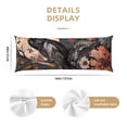 thumbnail image 3 of Fotbe Moonlit Crow Blossoms Funda para Almohada Corporal con Diseño, Funda de Microfibra Ultrasuave de 20x54 Pulgadas, Ropa de Cama Elegante, 3 of 7