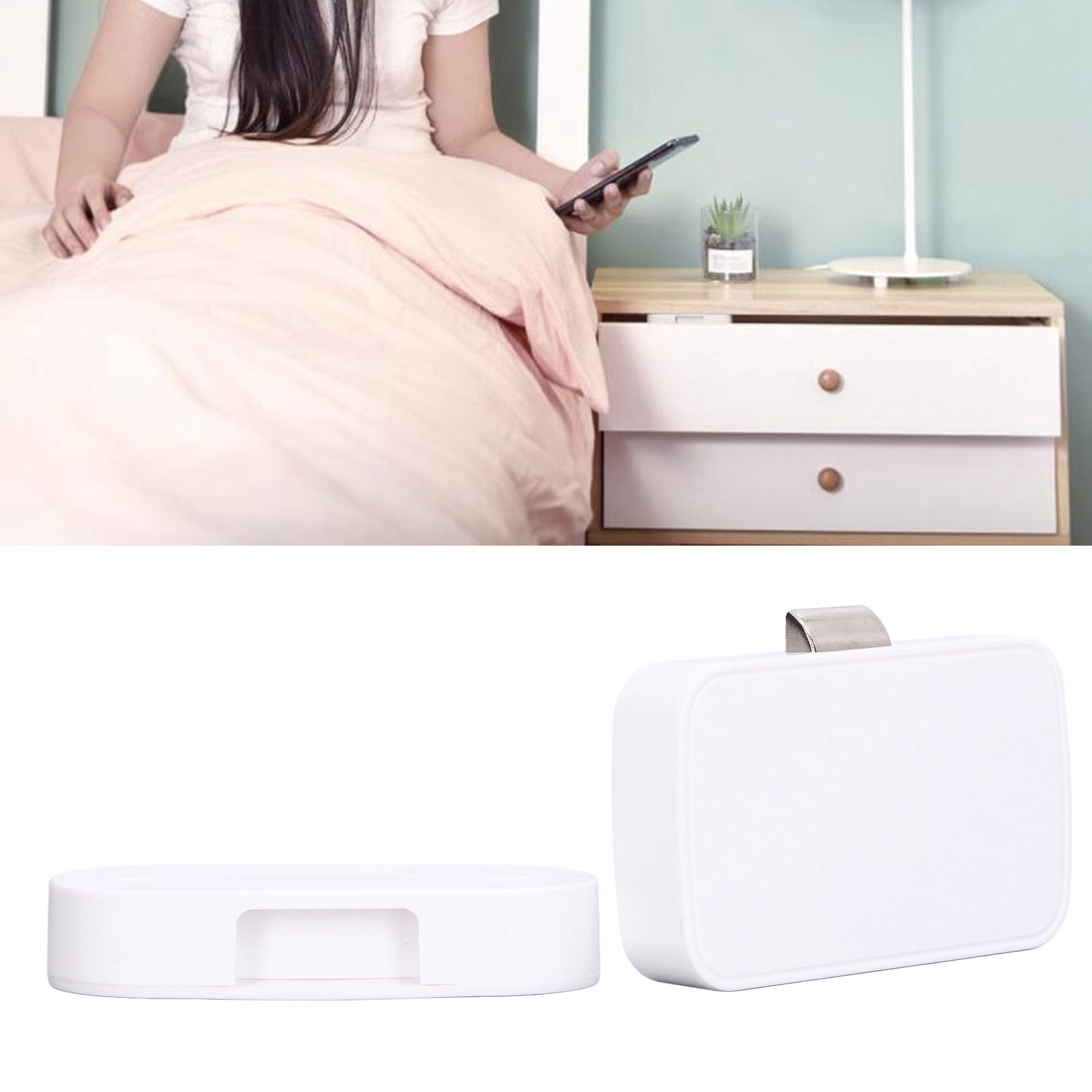 BIMZUC Intelligent Bluetooth Smart Drawer Cabinet Lock, Keyless App Control Anti-Theft Security Switch for Home Furniture, Battery Operated Electronic Lock System