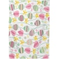 thumbnail image 2 of Cute Easter Eggs Tulips Tablecloth Rectangle Colorful Table Cloth Large Square Table Cover for Dining Kitchen Party 60"x120" Decor Gift, 2 of 7