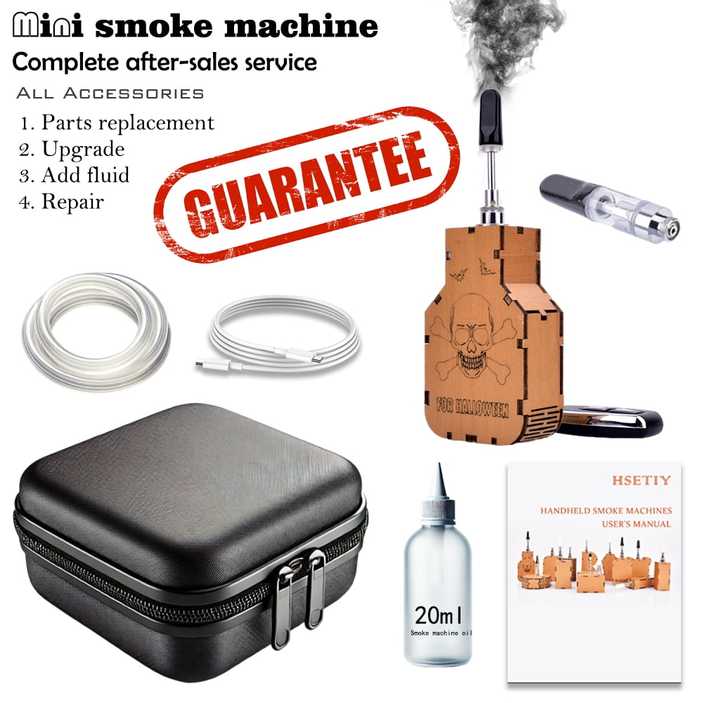 Fog Machine Halloween，Mini Handheld Smoke Machine Wireless Control Smoke Maker for Videos Photography Outdoor Activities Party