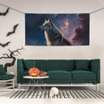 thumbnail image 2 of Lsque Night Sky Wolf Pattern Party Banner, Festive Banner , Holiday Celebrations and Events for Carnival Birthday Party Festival Decorations-Small, 2 of 8
