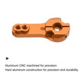 thumbnail image 3 of Aluminum Alloy 25T Steering Servo Arm Horn Orange for RC Car/Boat/Airplane Boat Accessories 2 Pcs, 3 of 6