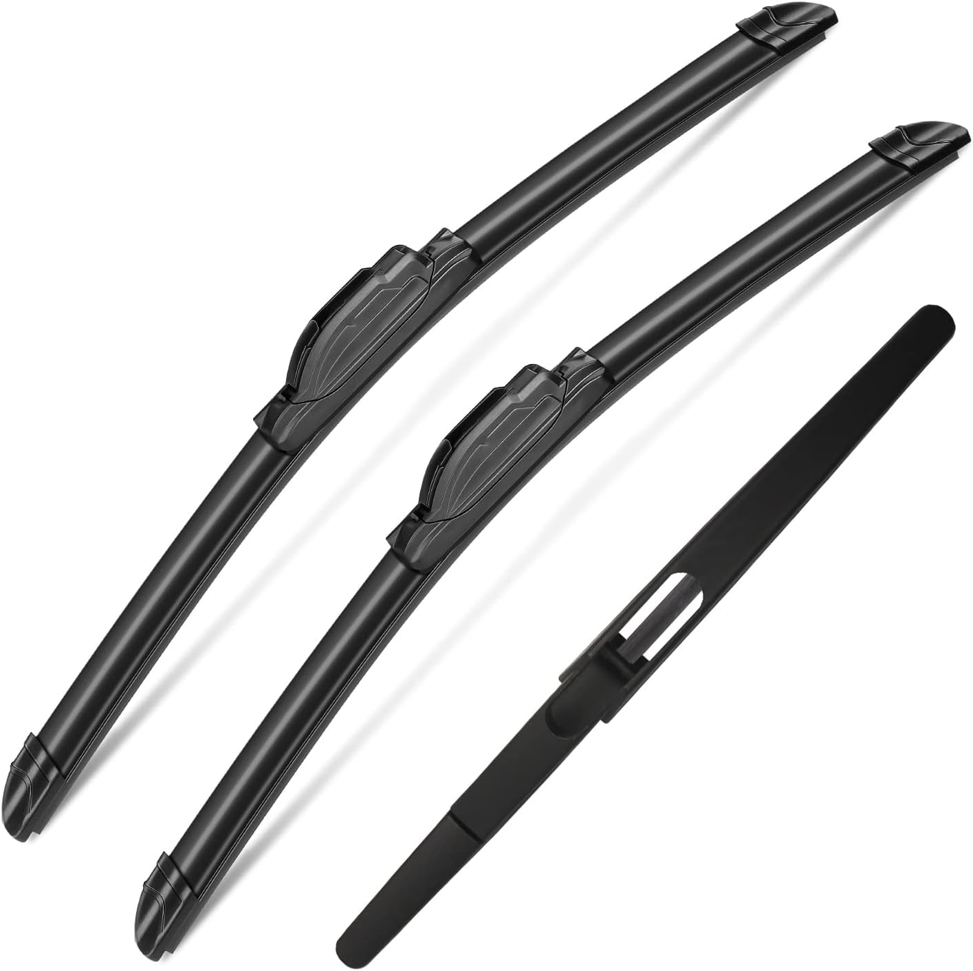 3Pcs Windshield Wipers for Mazda 3 2010 2011 2012 3013, All Seasons Original Equipment Automotive Replacement Windshield Wiper Blades- 24"/19"/14" (Pack of 3) J-HOOK