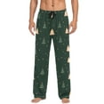 thumbnail image 7 of FORMRS Mens Pajama Pants with Pockets Sleepwear Lounge Bottoms Sizes S-2XL, Pink Christmas Trees, 7 of 7