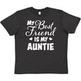thumbnail image 3 of Inktastic My Best Friend is My Auntie with Hearts Youth T-Shirt, 3 of 5