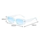 thumbnail image 3 of Gafas de sol rectangulares para hombre, elegantes y modernas, con montura gruesa para viajes y escenarios. Azul, 3 of 9