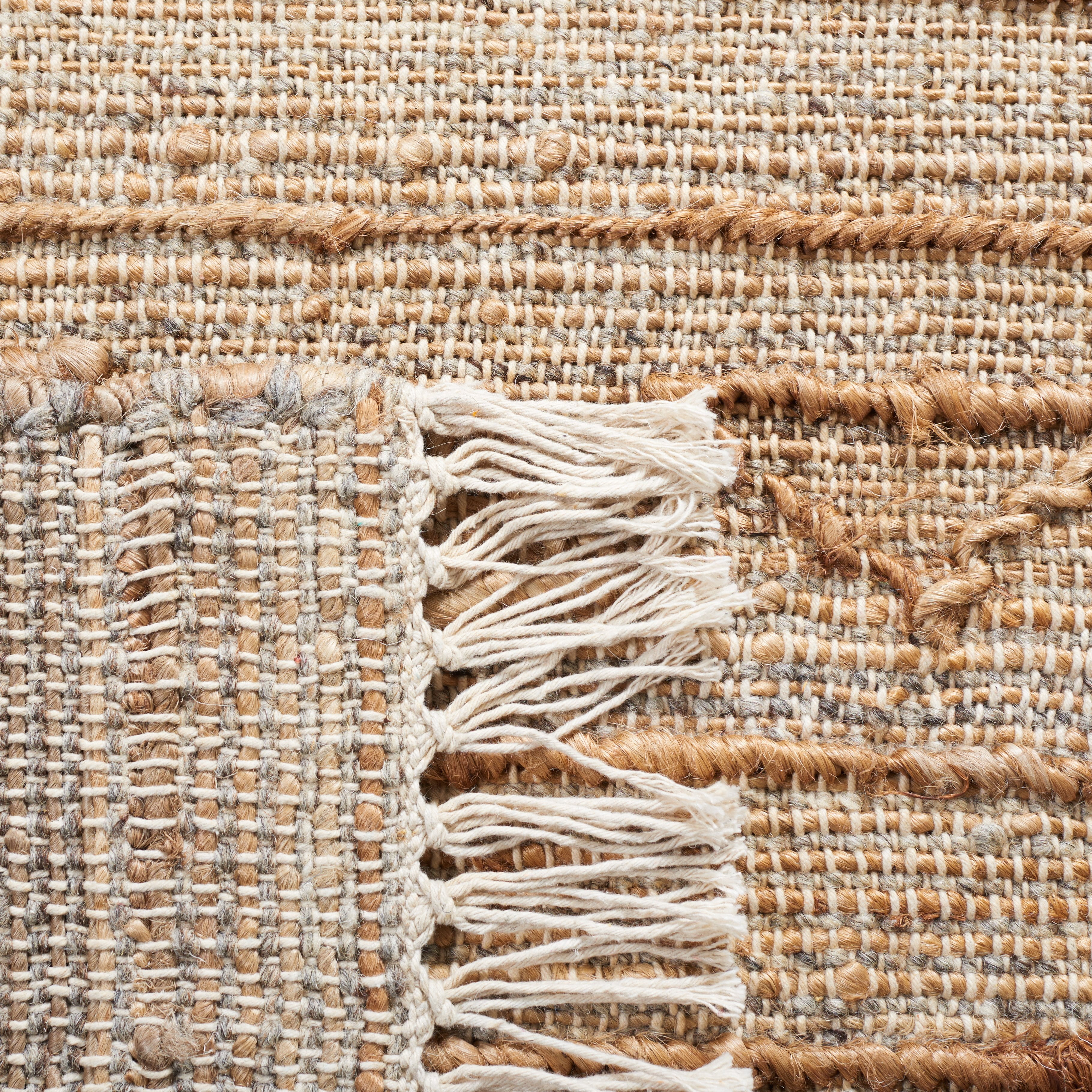 SAFAVIEH Natural Fiber Gracelyn Geometric Area Rug, Natural, 6' x 6' Square