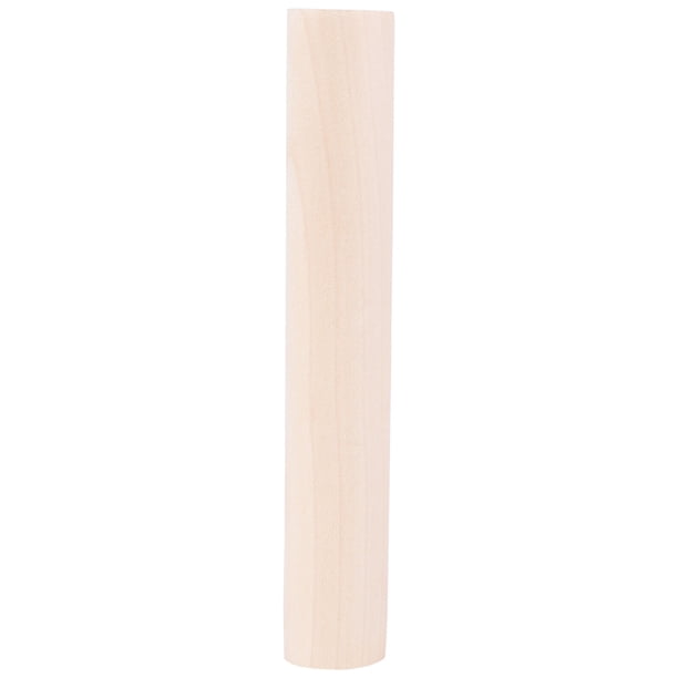 ColoMX Rodillo de madera para pasta, galletas, repostería, pizza, fondant, chapati, 16 cm