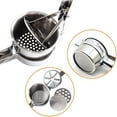 thumbnail image 4 of Potato Ricer/ ruit and Vegetables Masher ood Ricer Large Capacity 420ml-100% Stainless Steel with 3 Interchangeable Ricing Discs (Silver), 4 of 8