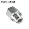 thumbnail image 4 of Unique Bargains Pipe Fitting Reducer Adapter 1/8" NPT Male x 1/8" NPT Female for Water Oil Pressure Gauge,, 4 of 5