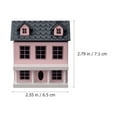 thumbnail image 3 of Milisten Miniature House Model Tiny Wooden House Decorative Model House Adorable Mini House, 3 of 5