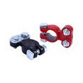 ZAROYEAX 2Pcs Alloy Positive Nagative Car Battery Terminal Clamp Clips