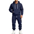 thumbnail image 5 of Leey-World Men Outfits 2 Piece Jogging Suits for Men Activewear Work Out Hoodie and Sweatpants Set Casual Big and Tall Baggy Jumpsuit, 5 of 6