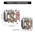 thumbnail image 3 of PAYOHTO Toggle Light Switch Wall Plate God Bless the Usa Double Switch Cover Standard Size 2-Gang 4.50" x 4.5" Unbreakable Polycarbonate Thermoplastic, 3 of 6